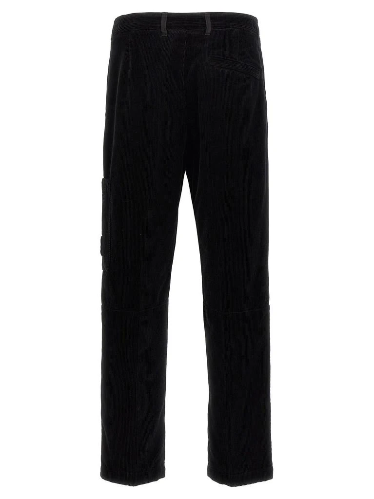 Stone Island Stone Island Logo-Patch Corduroy Trousers 2