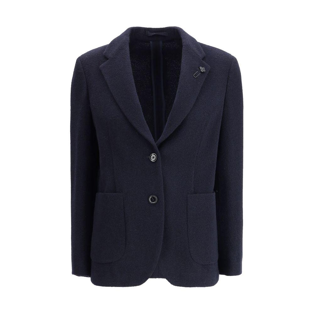 LARDINI Blue Wool Blazer