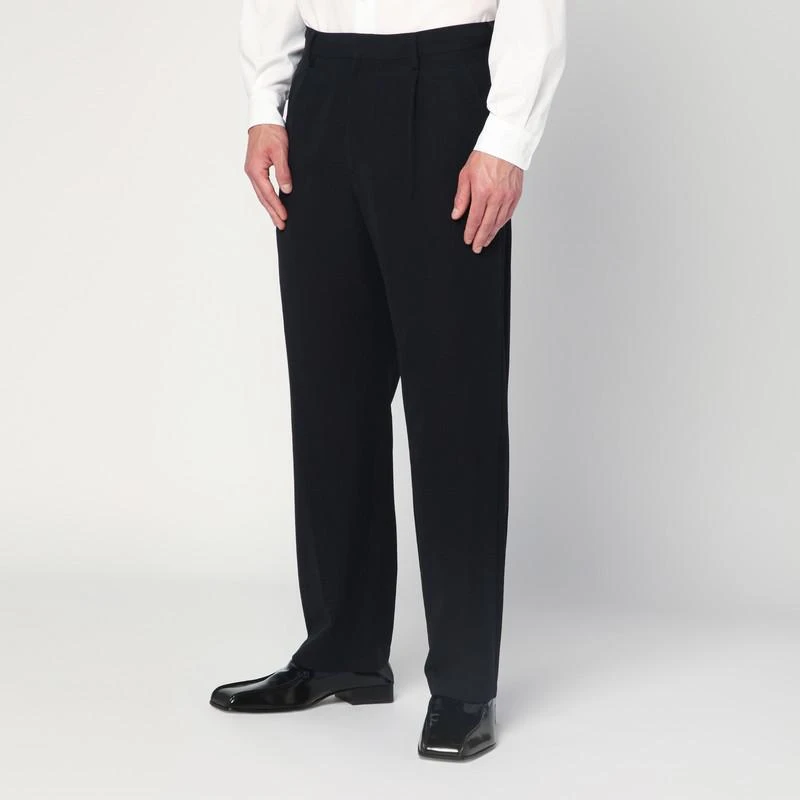AURALEE Black trousers in cotton and wool 3