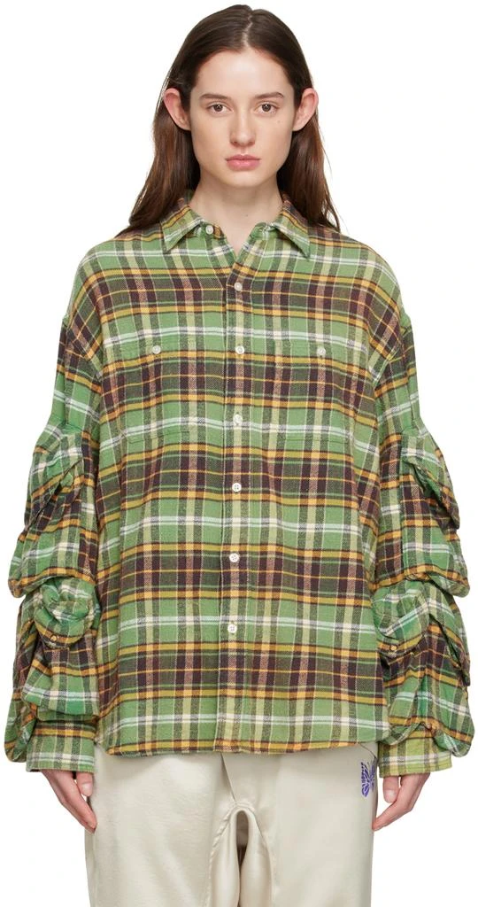 R13 Green Multi Pocket Shirt 1