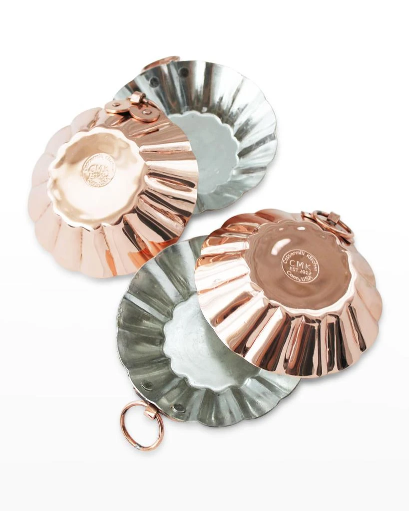 Coppermill Kitchen Vintaged Copper Tartlets, Set of 4 4