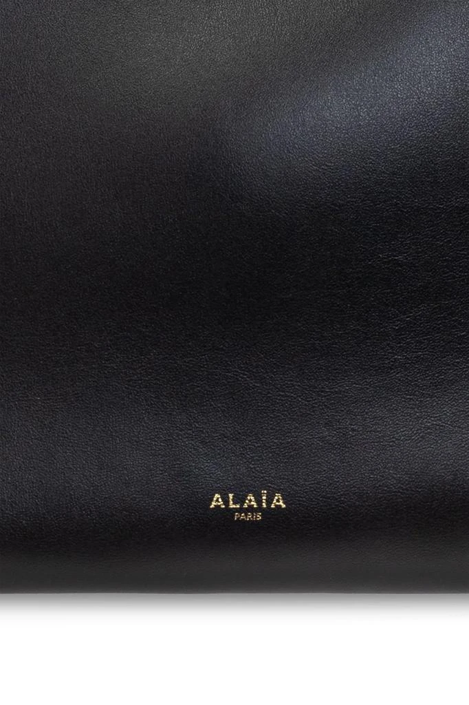 Alaïa Alaïa Logo Printed Zipped Shoulder Bag 5