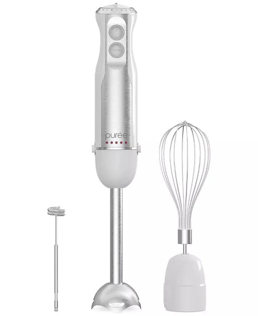 Tzumi Puree Stainless Steel Blade 3-Pc. Immersion Blender 1