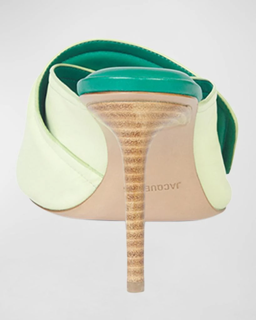 Jacquemus Les Mules Aqua Bicolor Lambskin Sandals 3