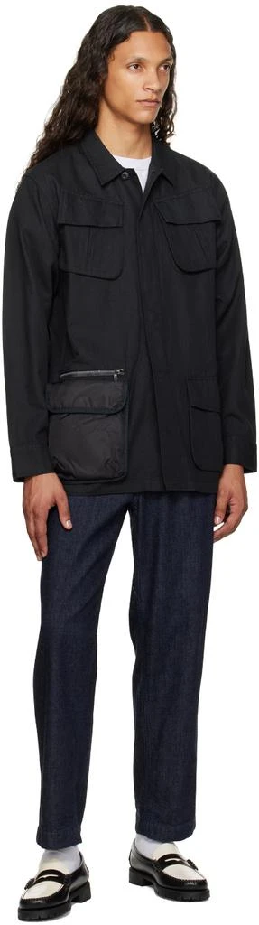 MAHARISHI Black 5200 Hemp Jungle Utility Jacket 4