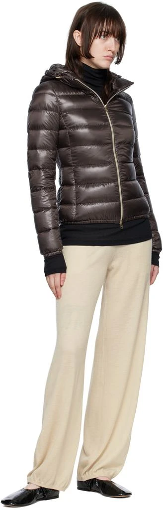 Herno Brown Giada Down Jacket 4