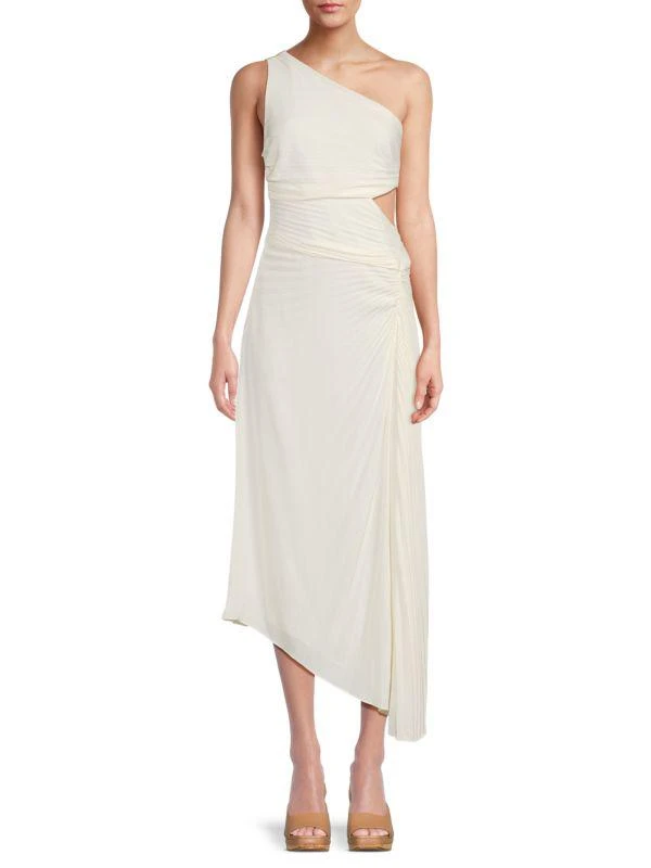 A.L.C. Dahlia One-Shoulder Asymmetric Midi-Dress 1