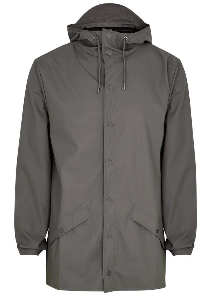 RAINS Short matte rubberised raincoat 1