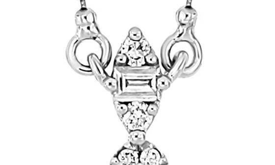 Bony Levy 18K White Gold Gatsby Diamond Pendant Necklace - 0.22 ctw 2