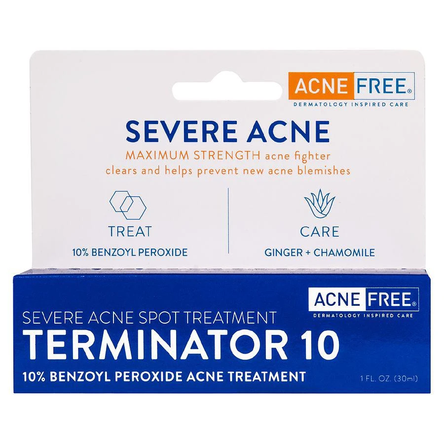 AcneFree Terminator 10 Acne Spot Treatment with Benzoyl Peroxide 1