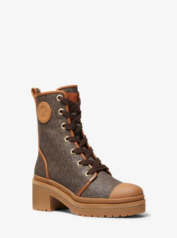 Michael Kors Corey Logo Combat Boot 1
