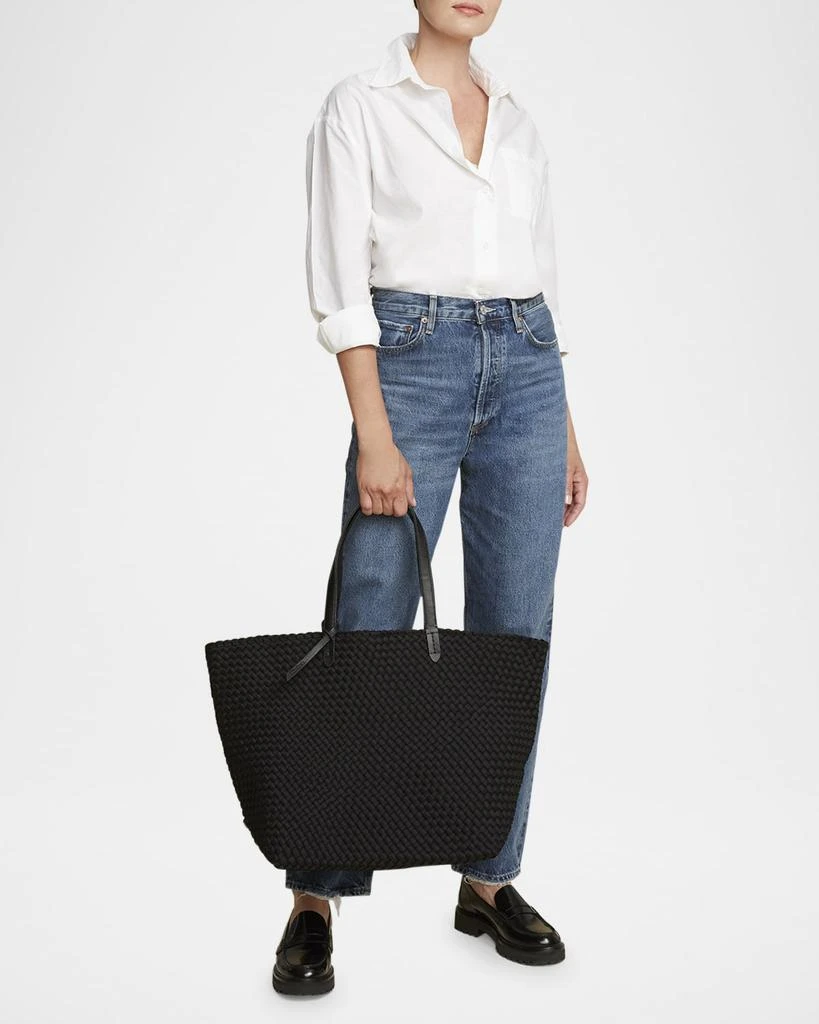 Naghedi Jetsetter Large Woven Tote Bag 4