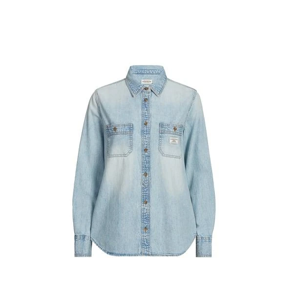 GUESS Bleached denim Shirt 1