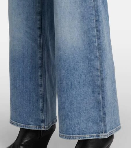 FRAME Modern Pocket high-rise wide-leg jeans 6