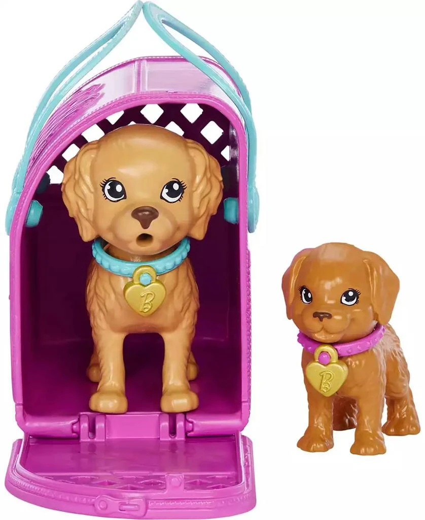 Barbie Doll and Accessories Pup Adoption Playset with Doll, 2 Puppies and Color-Change 4