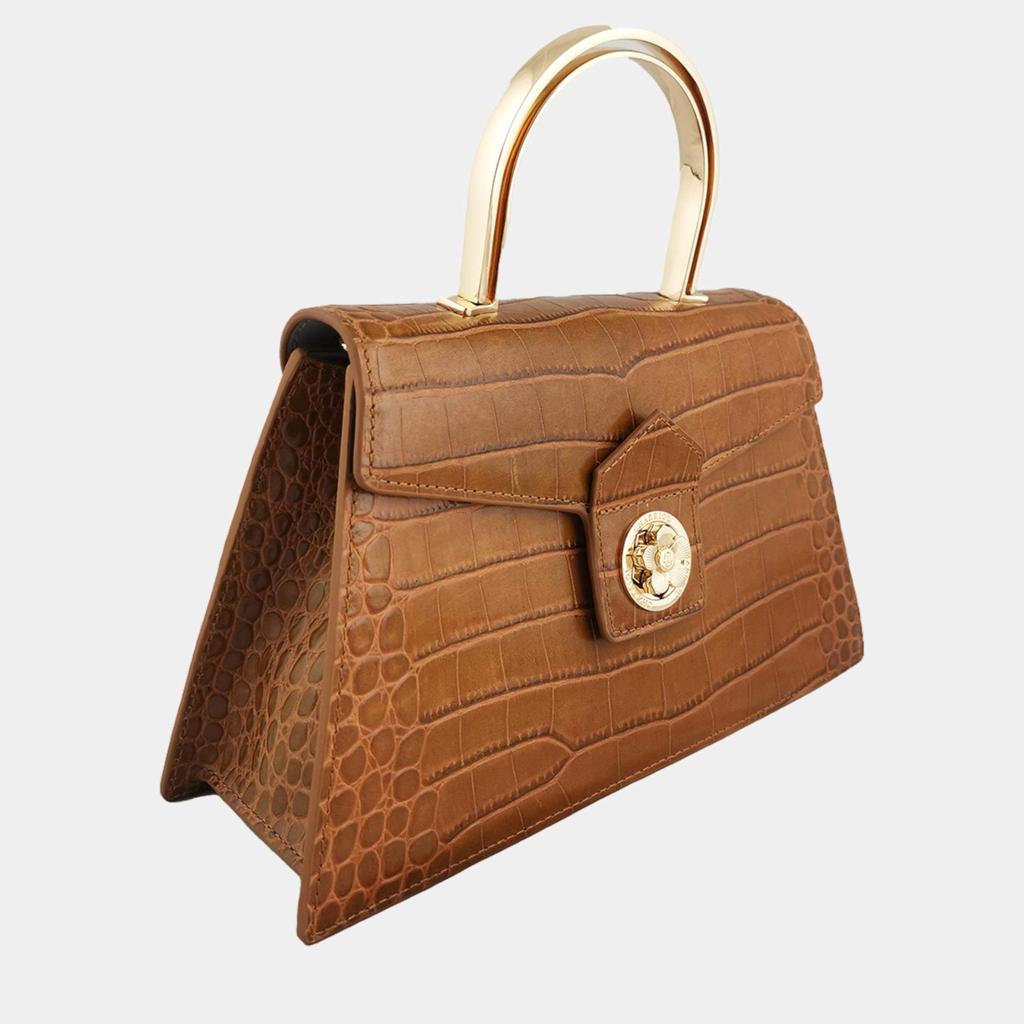 Charriol Charriol Brown Leather Laetitia Crossbody