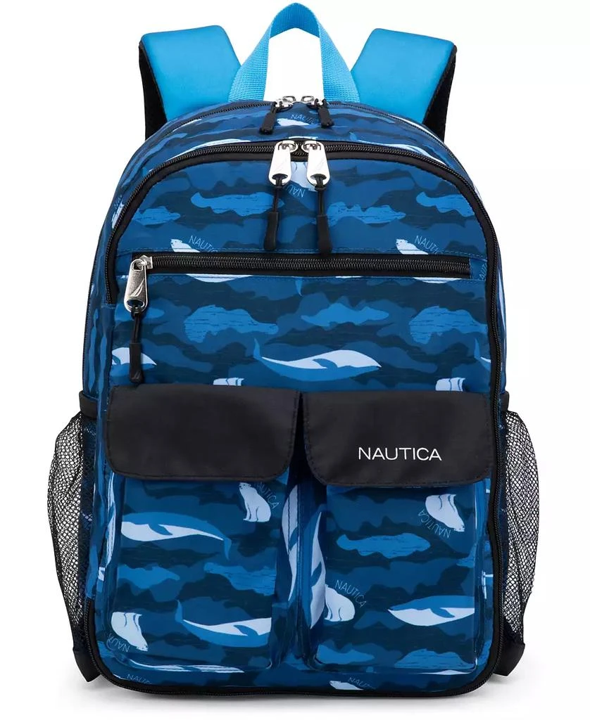 Nautica Kids Backpack for School, 16" H 1