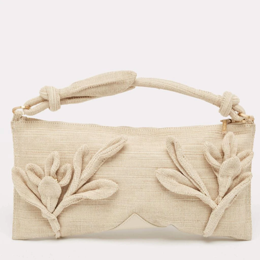 Cult Gaia Cult Gaia Natural Woven Fabric Hera Shoulder Bag 4