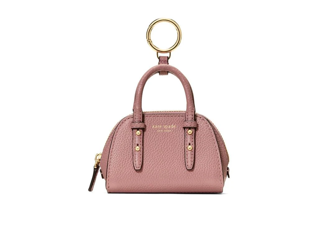 Kate Spade Charmed Pebbled Leather Nano Carryall Bag Charm