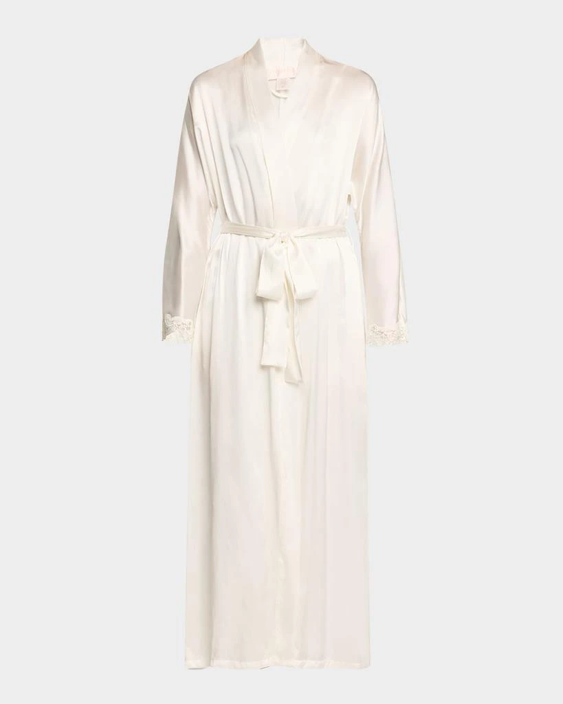 Christine Lingerie Bijoux Long Silk Robe 1
