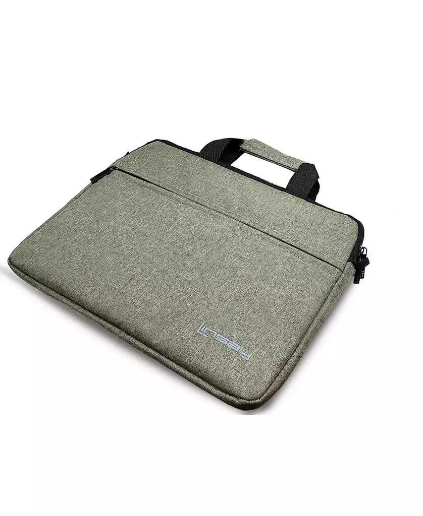 LINSAY New 10.1" Tablet Octa Core 128GB Newest Android 15 Premium Bundle with Deluxe Black Leather Keyboard Case Briefcase and Pen Stylus 5