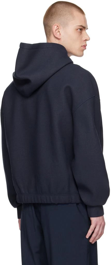 AMI Navy Boxy Hoodie 3