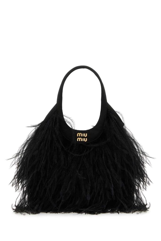Miu Miu Miu Miu Logo-Lettering Tote Bag - Tote Bags - Free