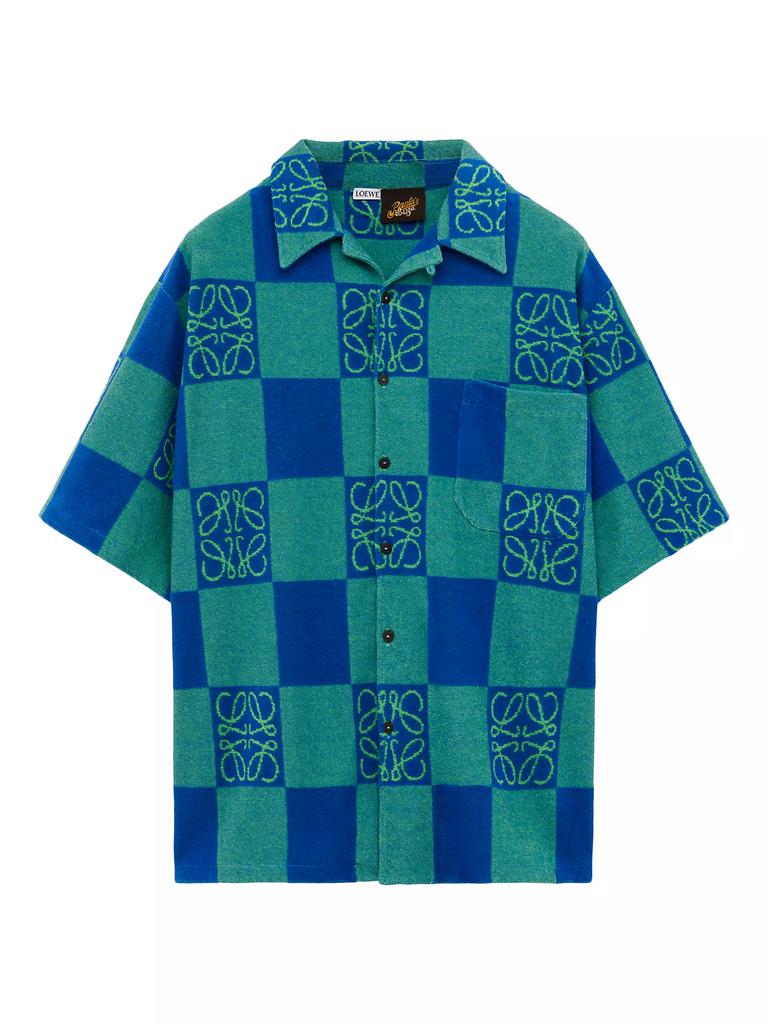 【LOEWE】Paula'S Ibiza Chemisieri In Cotone Loewe x Paula & Mopitz Ibiza Two-Way Printed Crepe Top