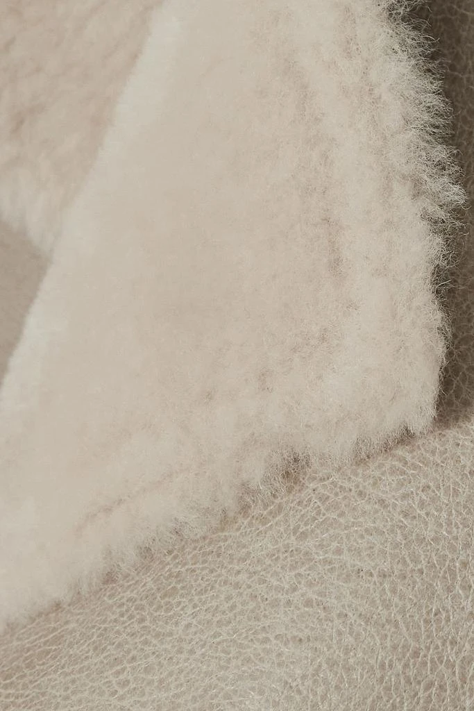 Isabel Marant Cassylia cropped shearling vest 4