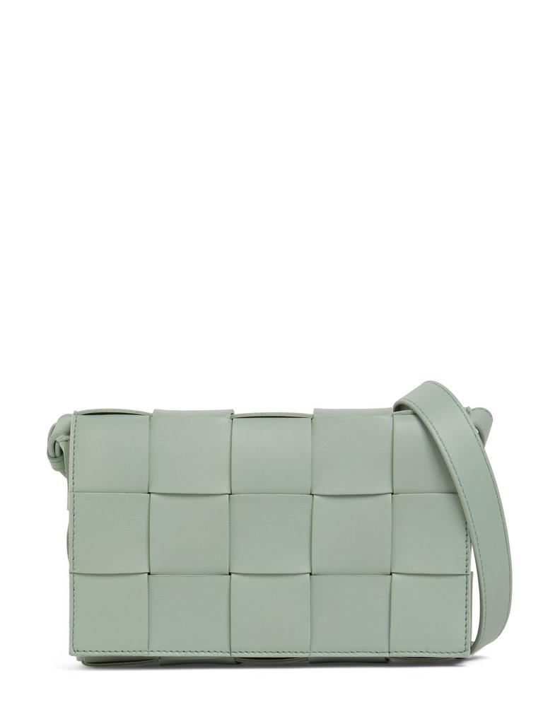 BOTTEGA VENETA Small Cassette Leather Crossbody Bag