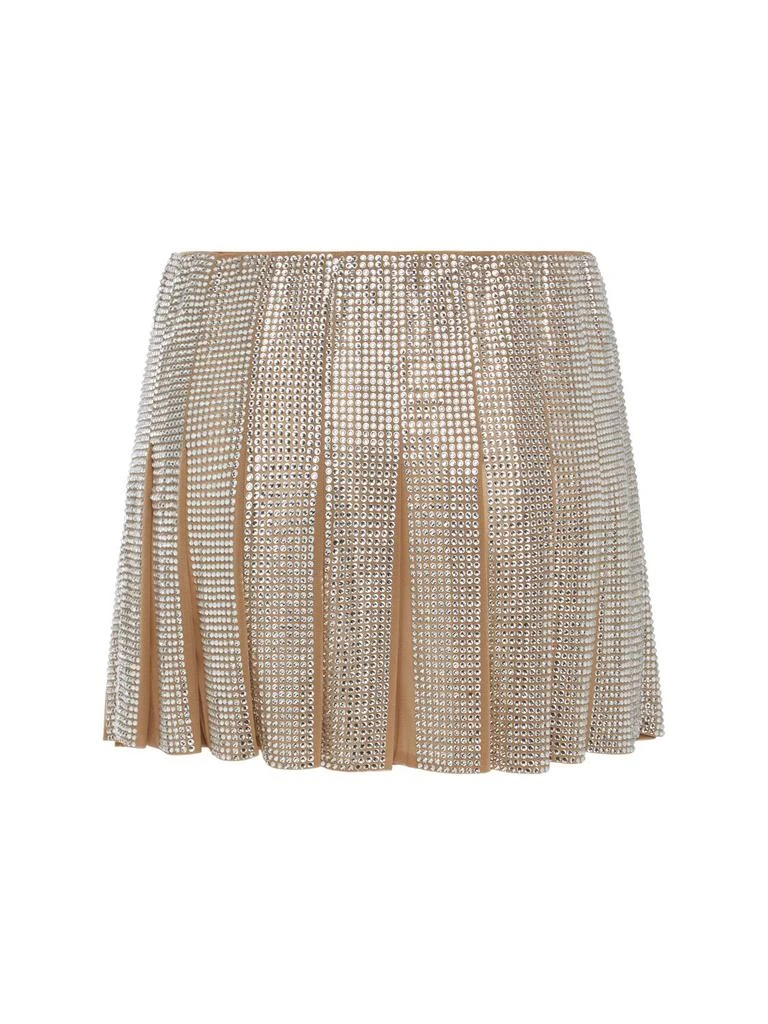 GIUSEPPE DI MORABITO Embellished Pleated Mini Skirt 3