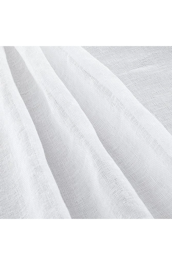 DAINTY HOME Tassel Trim Shower Curtain 5