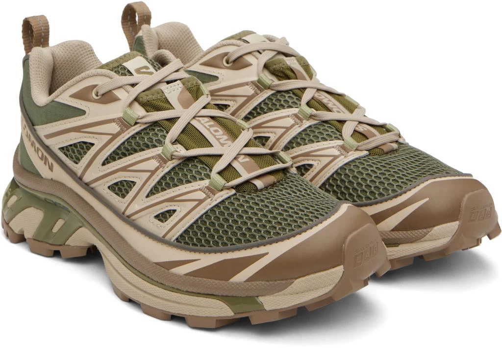 Salomon Khaki & Beige XT-6 Expanse Seasonal Sneakers 4