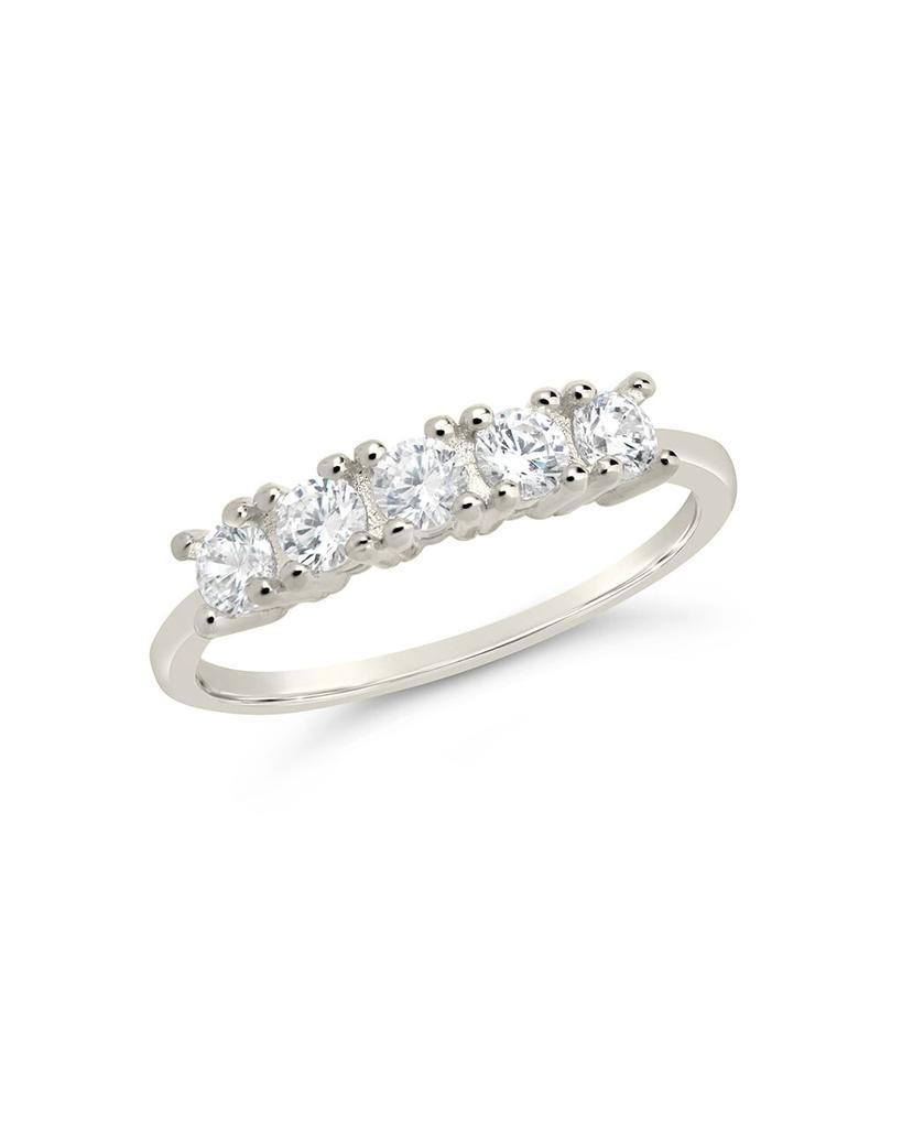 Sterling Forever Rowan CZ Thin Ring