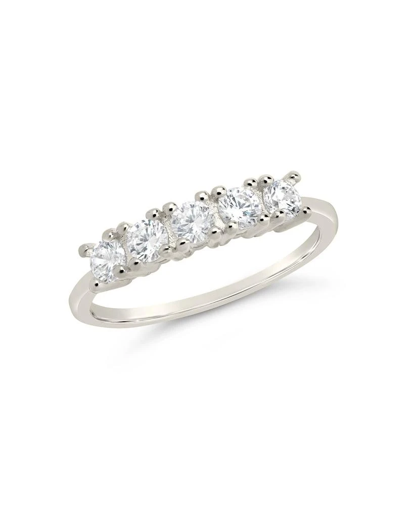 Sterling Forever Rowan CZ Thin Ring 2
