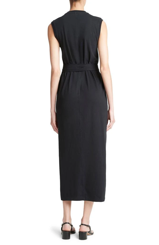 Vince Sleeveless Cotton Knit Midi Dress 2