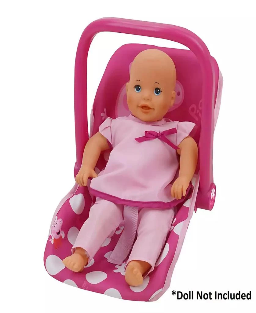 Peppa Pig Baby Doll Pink White Dots Car Seat 3