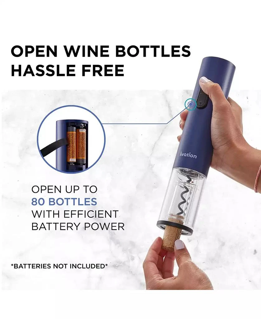 Ivation All-in-One Wine Gift Set - Wine Accessory Kit w/Bottle Opener 
More 3