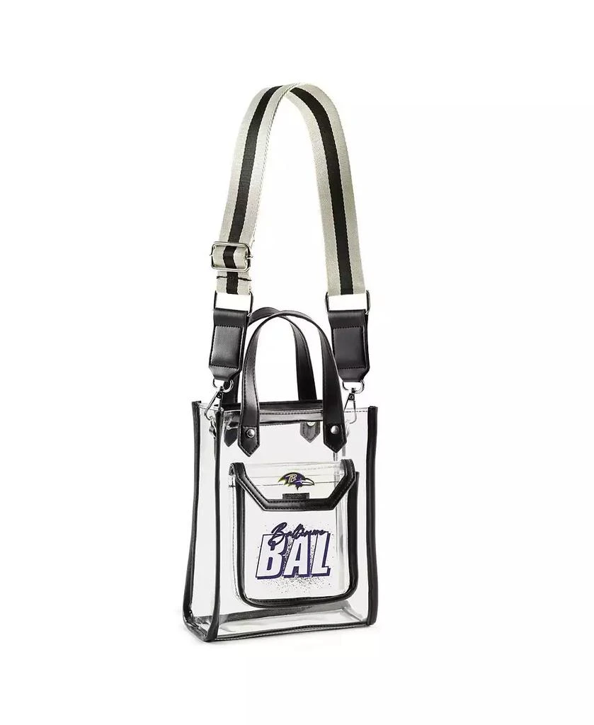 WEAR by Erin Andrews Baltimore Ravens Clear Stadium Crossbody Purse with Coin Pouch 3