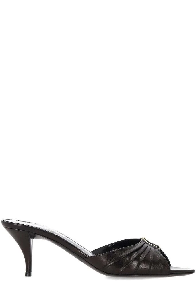 Saint Laurent Babylone Logo Plaque Mules