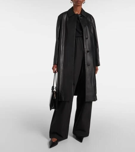 Fforme Joss leather coat 2