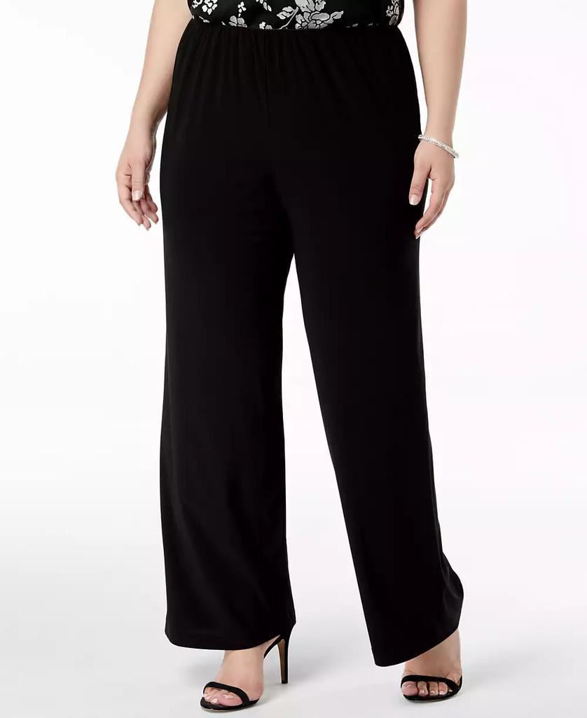 Alex Evenings Plus Size Wide-Leg Pants