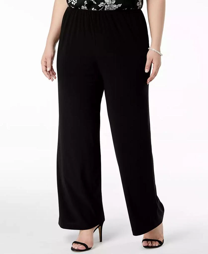 Alex Evenings Plus Size Wide-Leg Pants 1
