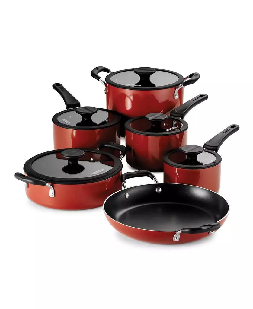 Tramontina Porcelain Enamel Heavy Gauge Aluminum Non Stick 11 Piece Cookware Set 1