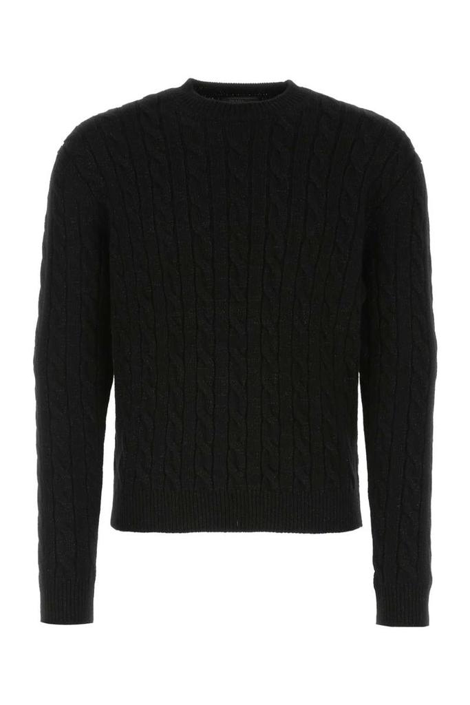 Prada Metallic knit wool-blend sweater - Sweaters - Compare