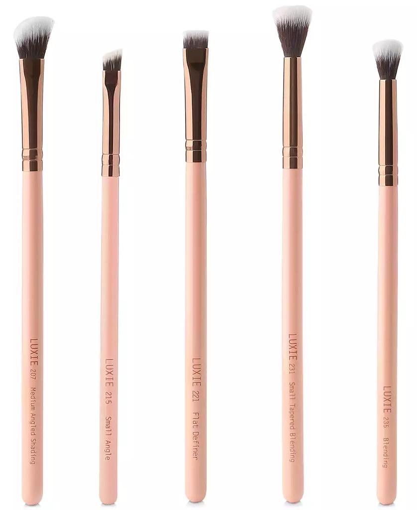 Luxie 5-Pc. Rose Gold Eye Essential Brush Set