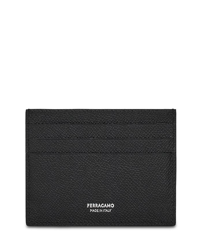 Salvatore Ferragamo Gancini Printed Card Holder