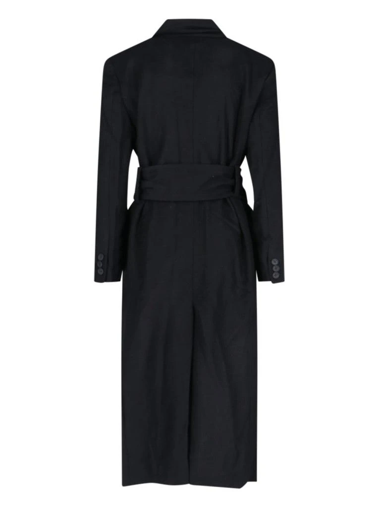Eudon Choi Single-Breasted Midi Coat In Black 2