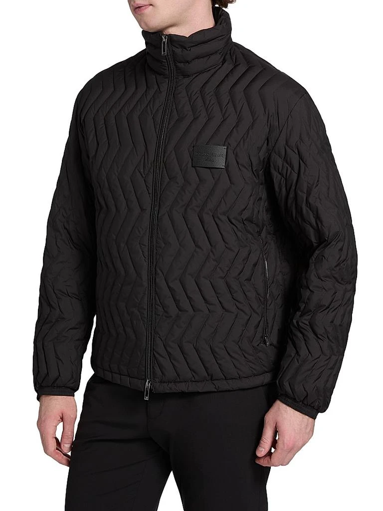 Emporio Armani Zig-Zag Padded Down Jacket 4