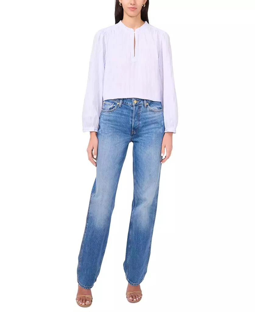 Parker Women's Cotton The Alora High-Neck Blouse 3